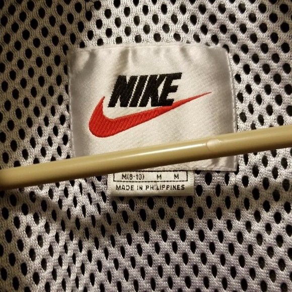 Nike Nylon Black White Mesh Lined Jacket Women's M - Picture 7 of 8